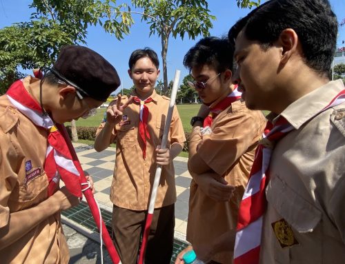 Scout Activities At Tugu Pahlawan
